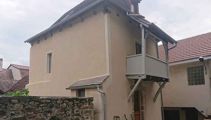 Ravalement de façade rustique en yvelines