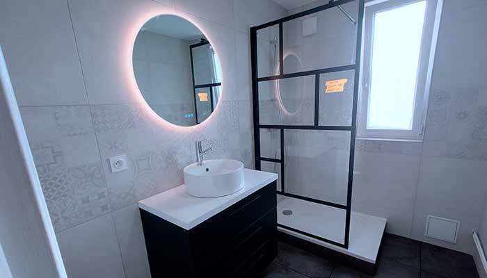 Rénovation d'une salle de bain à mantes-la-ville
